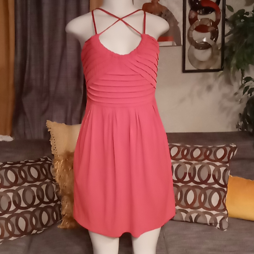 Coral dress